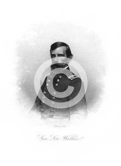 William Hervey Lamme Wallace, American soldier, (1872). Artist: John A O'Neill