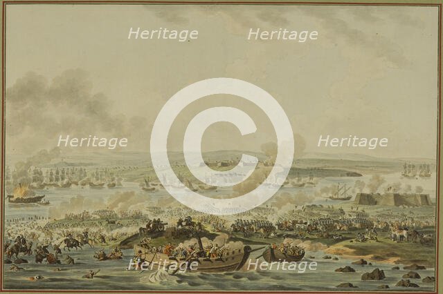 The Siege of the Fortress Ochakov on December 1788, 1788. Creator: Mechel, Christian von (1737-1817).