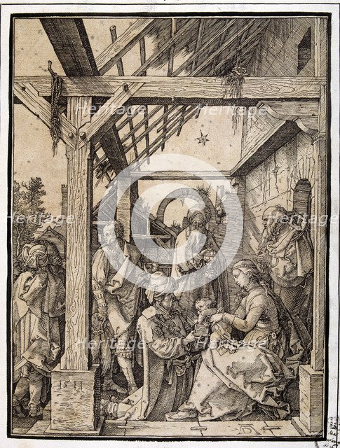  'Adoration of the Magi', by Albrecht Dürer.