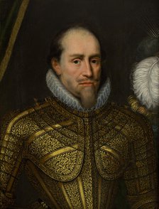 Portrait of a Man in Armour, 1st half of 17th century. Creator: Michiel van Mierevelt.