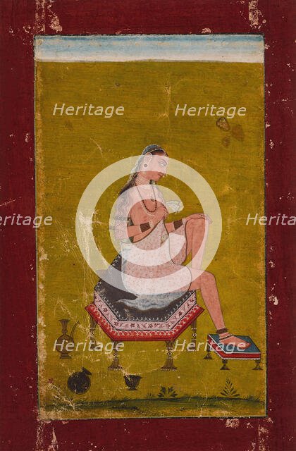 A Lady at Her Toilette, c1720. Creator: Unknown.