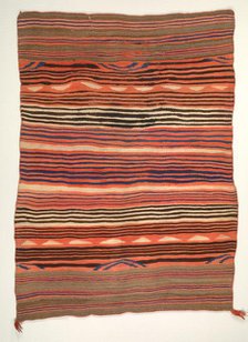 Banded Wearing Blanket (diyugi), c. 1880-1890. Creator: Unknown.