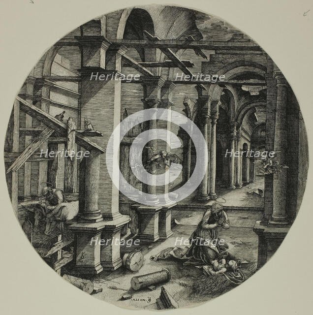 The Stable in Bethlehem, c. 1520–40. Creator: Jean de Gourmont.