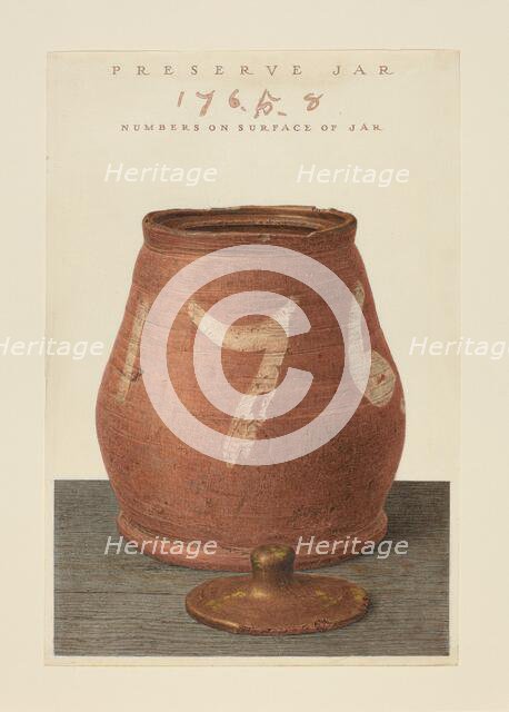 Covered Jar, 1939. Creator: John Matulis.