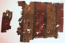 Fragments (From a Tunic), Peru, A.D. 600/800. Creator: Unknown.