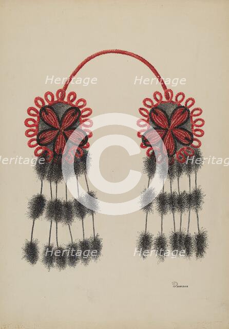 Hair Ornament, c. 1940. Creator: Charles Rose.