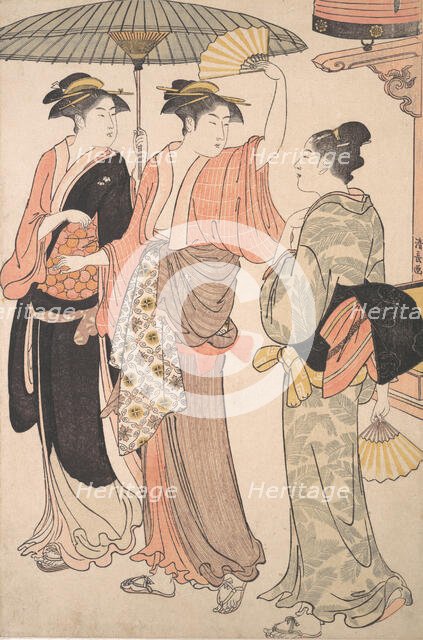 The Fifth Month, from the series Twelve Months in the Southern Pleasure District (Minami j..., 1784. Creator: Torii Kiyonaga.