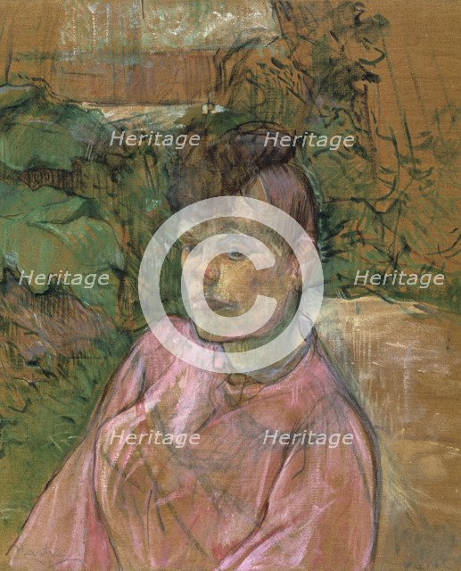 'Woman in the Garden of Monsieur Forest', 1889-1891. Artist: Henri de Toulouse-Lautrec