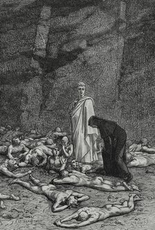 The Divine Comedy, (1307-1321): Purgatory, 1888.  Creator: Jean Edouard Dargent.