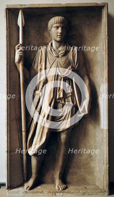 Roman relief of an Auxiliary soldier. Artist: Unknown
