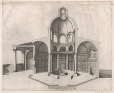 Speculum Romanae Magnificentiae: Interior of the Lateran, 16th century., 16th century. Creator: Nicolas Beatrizet.