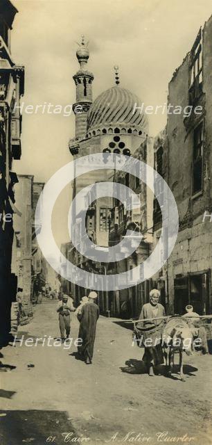 'Cairo - A Native Quarter', c1918-c1939. Creator: Unknown.
