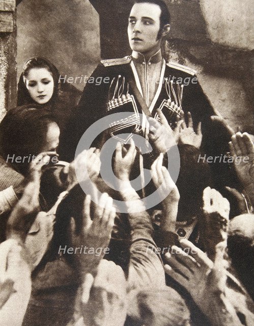 Rudolph Valentino, Italian actor and film star, 1926.  Artist: S and G