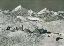 'The Camp below Jongsong La', c1903. Artist: Unknown.