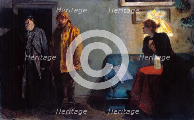 Eye-Witnesses, 1895. Creator: Christian Krohg.