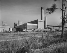 Eggborough Power Station, A19, Eggborough, Selby, North Yorkshire, 30/11/1965. Creator: John Laing plc.