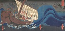 Revenge of the Taira Warriors, 1843-47. Creator: Utagawa Kuniyoshi.