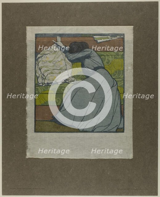 The Pillow, 1903. Creator: Maximilian Kurzweil.