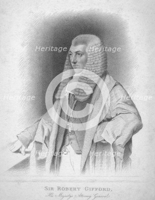 'Sir Robert Gifford, His Majesty's Attorney General', c1820. Creator: Thomas Wright.