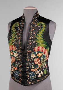 Vest, probably British, 1845-59. Creator: Unknown.