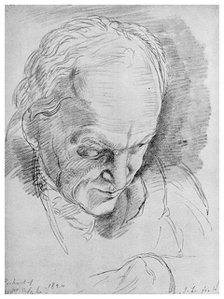 William Blake, English mystic, poet, artist and engraver, 19th century (1956). Creator: Unknown.