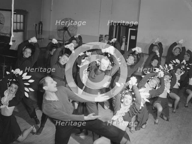 Portrait of Lee Sherman, Radio City Music Hall, New York, N.Y., ca. June 1947. Creator: William Paul Gottlieb.