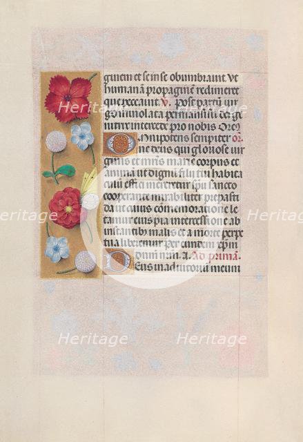 Hours of Queen Isabella the Catholic, Queen of Spain: Fol. 81v, c. 1500. Creator: Master of the First Prayerbook of Maximillian (Flemish, c. 1444-1519); Associates, and.