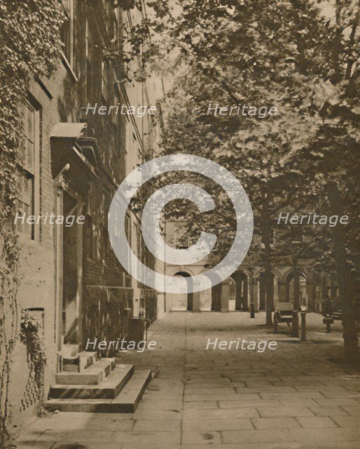 'Pump Court in its Summer Garment of Leaves and Sunlight', c1935. Creator: Unknown.