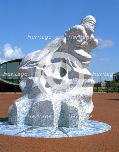 Antarctic 100 Memorial, Waterfront Park, Cardiff, Wales.