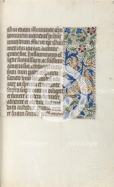 Book of Hours (Use of Rouen): fol. 26r, c. 1470. Creator: Master of the Geneva Latini (French, active Rouen, 1460-80).