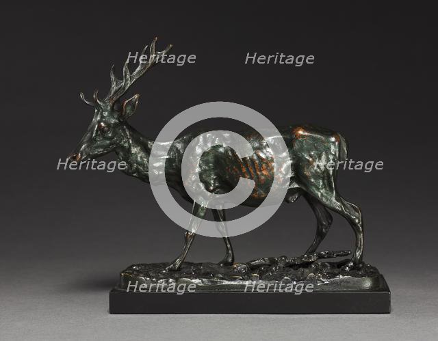 Deer, after 1830. Creator: Antoine-Louis Barye (French, 1796-1875), imitator of.