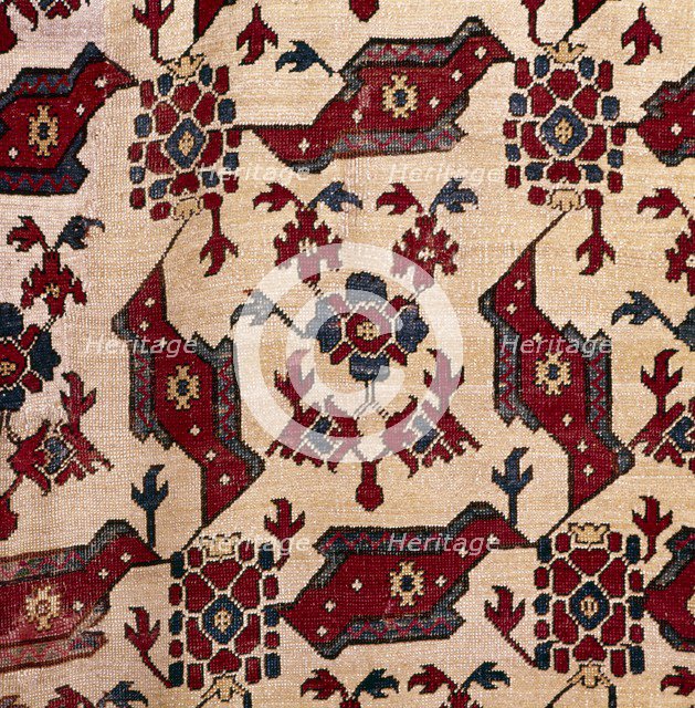 Turkish Bird Rug, 16th century. Artist: Unknown.