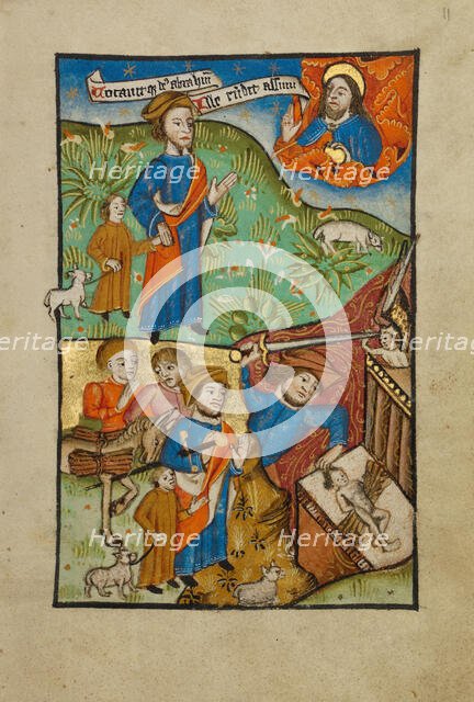 The Sacrifice of Isaac, about 1480-1490. Creator: Unknown.