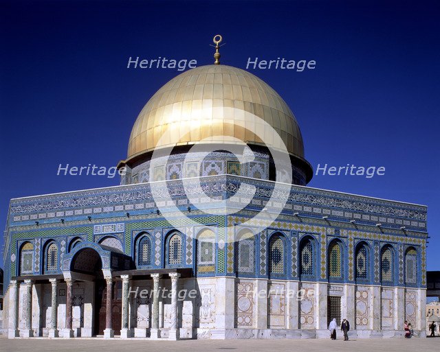 Omar Mosque and Dome of the Rock.