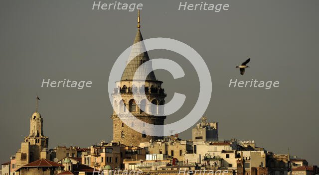 Galata Tower, Istanbul, Turkey, 2013.  Creator: LTL.