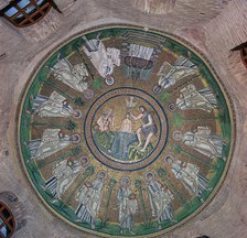 Mosaic in the dome of the Bapistry of the Arians, 5th century. Artist: Unknown