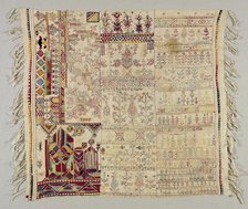 Sampler, 19th century. Creator: Unknown.