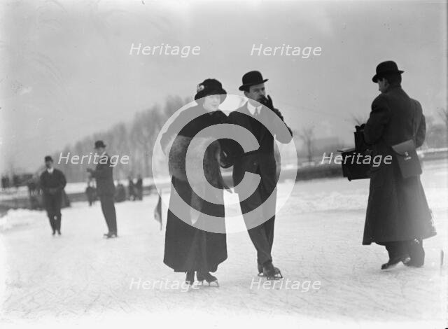 Mrs. Arthur Lewis Skating, 1912. Creator: Harris & Ewing.