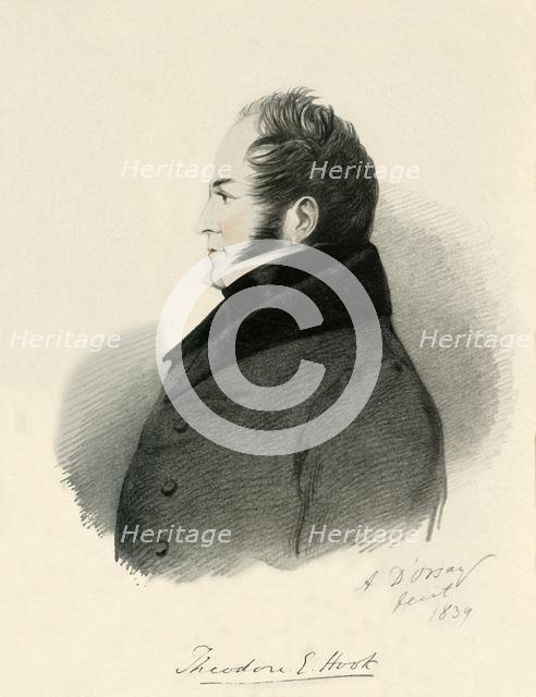 'Theodore E. Hook', 1839. Creator: Alfred d'Orsay.