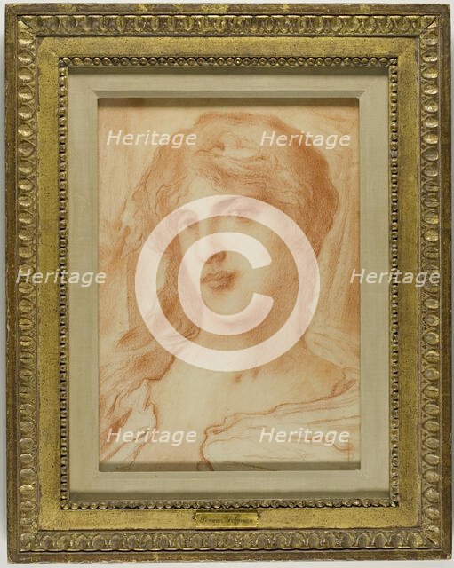 Head, c. 1880. Creator: Simeon Solomon.