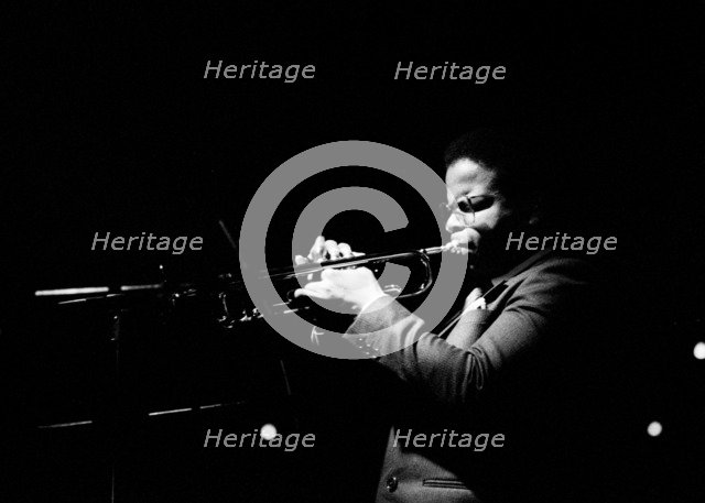 Terence Blanchard, Ronnie Scott's, Soho, London, April, 1984.   Artist: Brian O'Connor.
