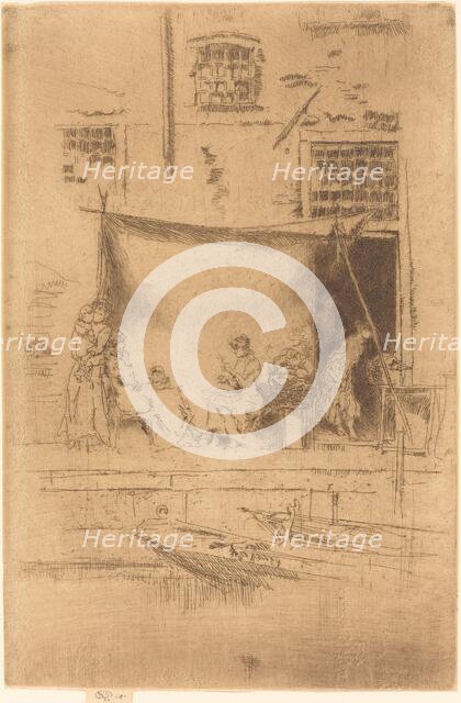 Fruit-Stall, 1880. Creator: James Abbott McNeill Whistler.