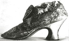 Shoe (Single), England, 1770s. Creator: Unknown.