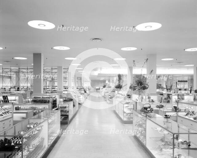 Gimbel Brothers, business in Cross County Center, Yonkers, New York, 1955. Creator: Gottscho-Schleisner, Inc.