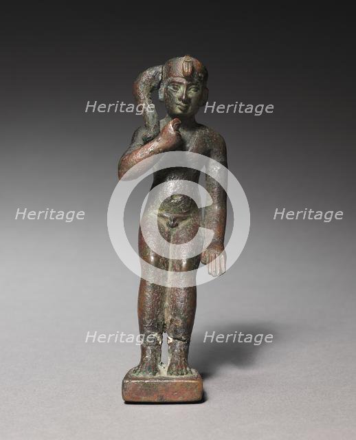Statuette of Harpocrates, 305-30 BC. Creator: Unknown.