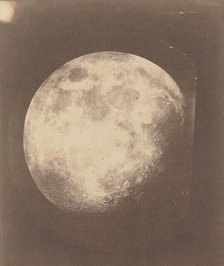 The Moon, 1857-60. Creators: John Adams Whipple, James Wallace Black.