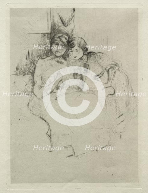 Sketching. Creator: Berthe Morisot (French, 1841-1895).