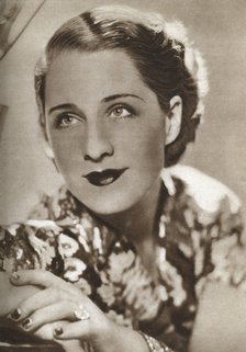 Norma Shearer, Canadian-born actress, 1933. Artist: Unknown