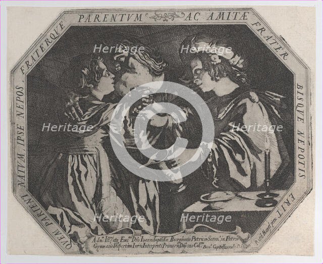 Lot and His Daughters, ca. 1625-37. Creator: Bernardino Capitelli.