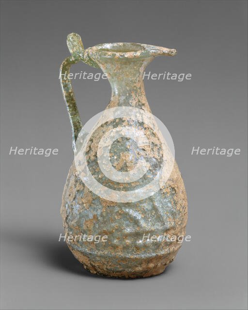Ewer with Molded Inscription, Iraq, 9th century. Creator: Unknown.